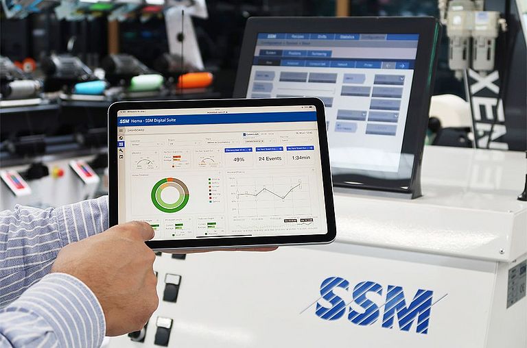 Nema – SSM Digital Suite running on a tablet computer