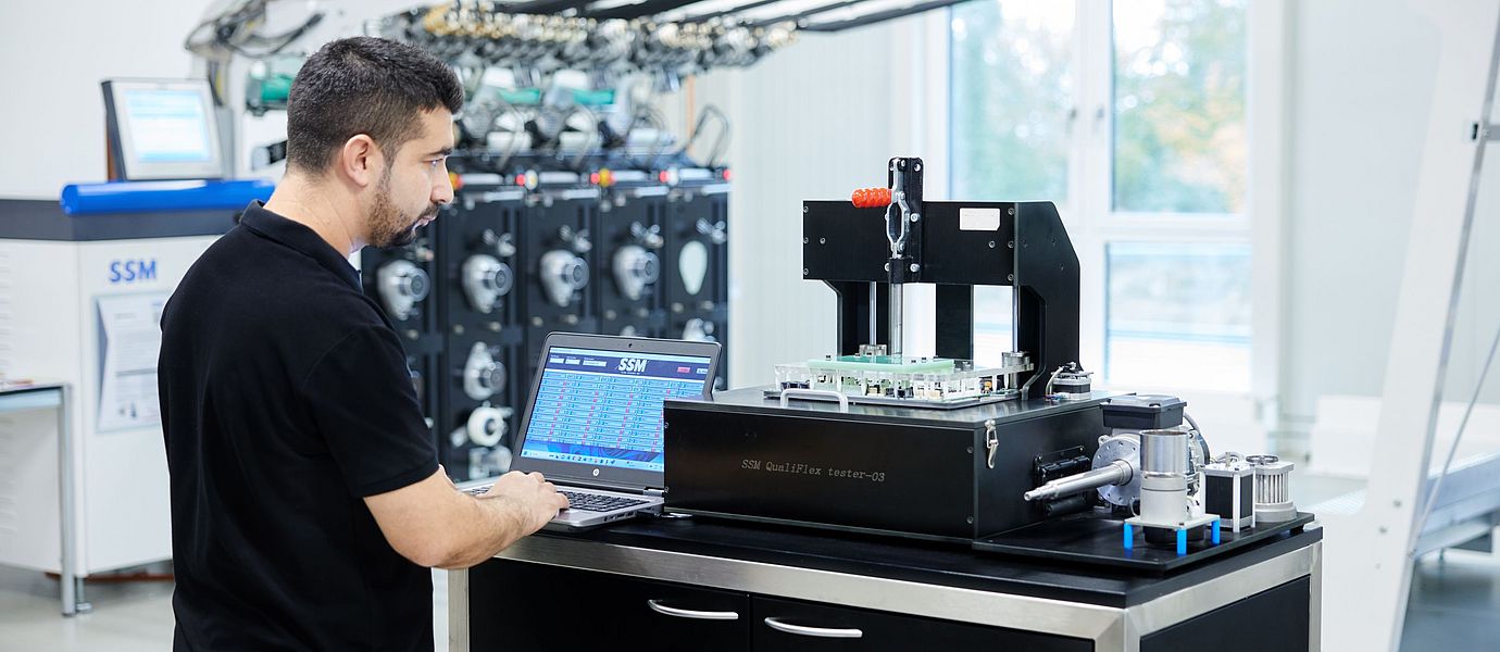 Electronic component repair for winding machines performed by an SSM specialist to maintain machine efficiency and reduce downtime.